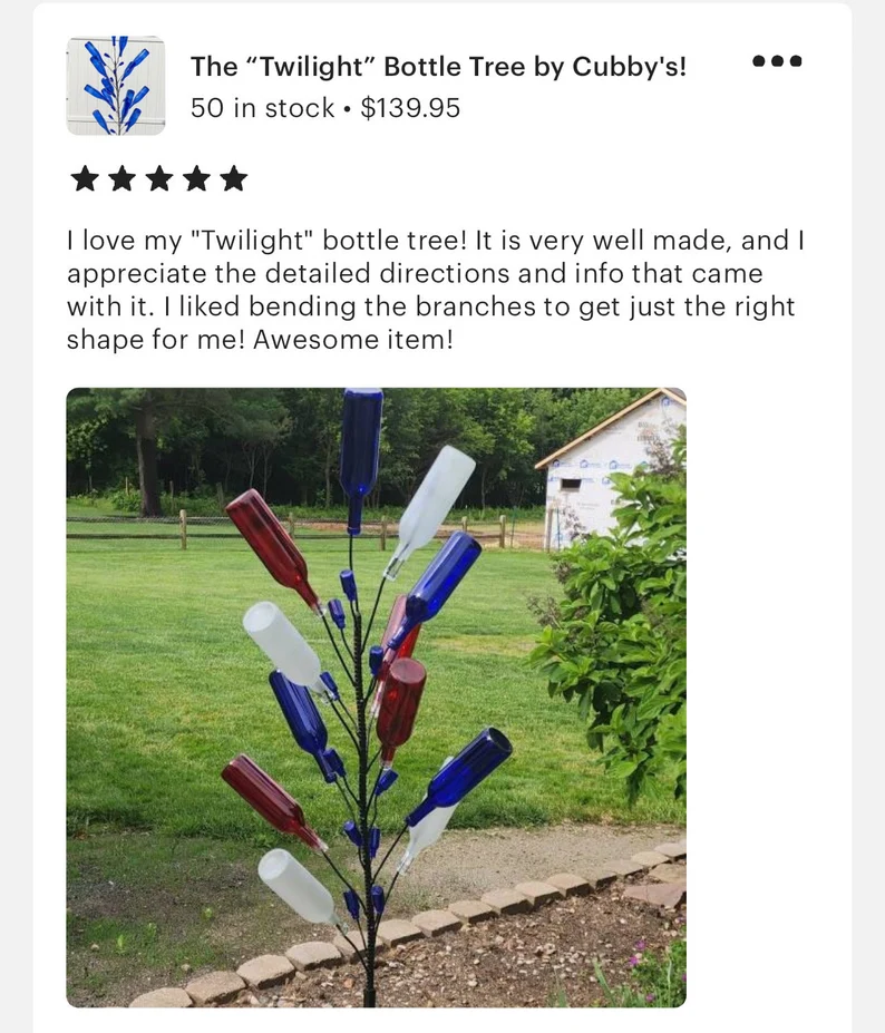 The “Twilight” Bottle Tree by Cubby's! - Image 6