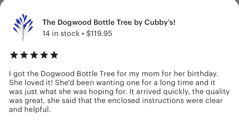 The Dogwood Bottle Tree by Cubby's! - Image 4